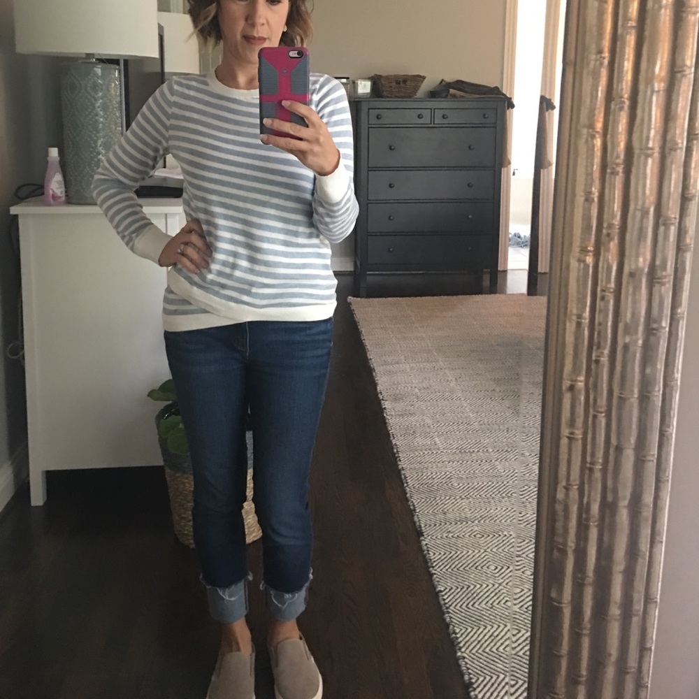 Loft XS Striped Sweater